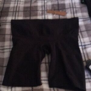 SKIMS Sculpting High-Waist Bike Shorts in Black